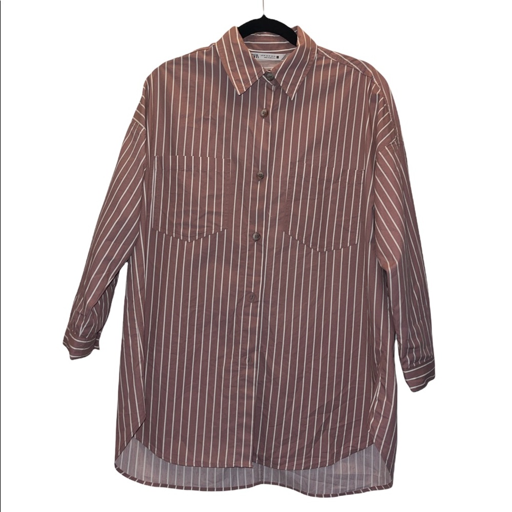 Zara poplin shirt